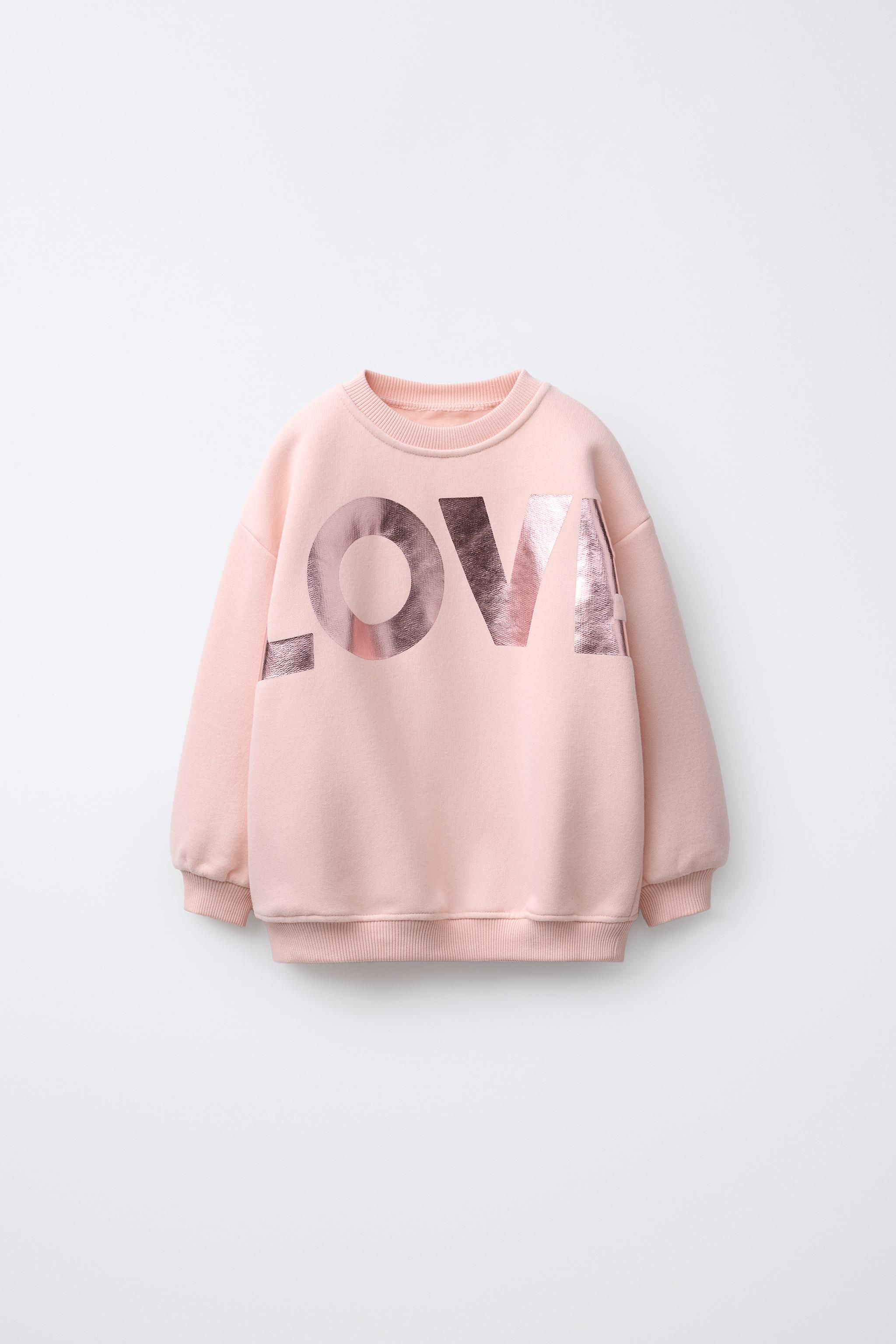 SHINY TEXT SWEATSHIRT